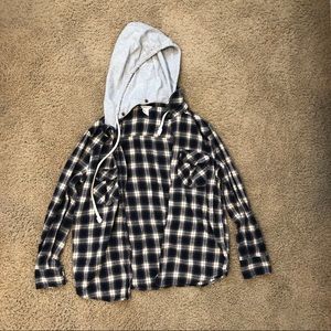 Forever 21 Hoodie Flannel